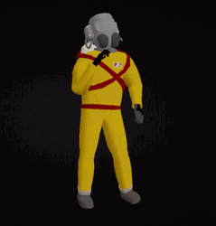 Lethal Company Dance Yellow Suit GIF