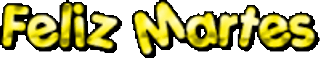 Letras Gif Transparente Feliz Martes Sticker GIF