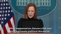 Let’s Go Brandon Jen Psaki White House Press GIF