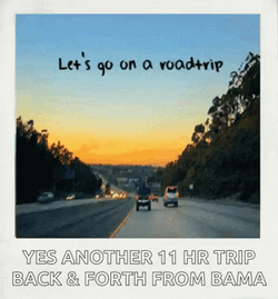 Lets Go On A Road Trip Timelapse GIF