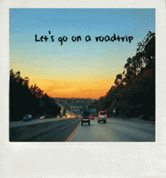 Lets Go On A Roadtrip GIF