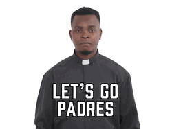 Lets Go Padres Priest Fist Pump GIF