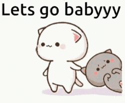 Lets Goooo Baby Peach And Goma GIF