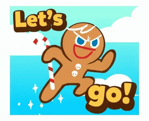 Lets Goooo Superhero Ginger Bread GIF