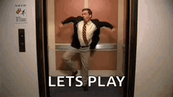 Lets Play A Game Elevator Dance GIF
