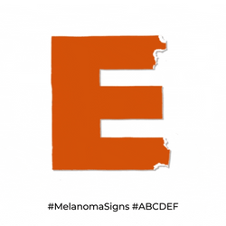 Letter E Melanoma Signs GIF