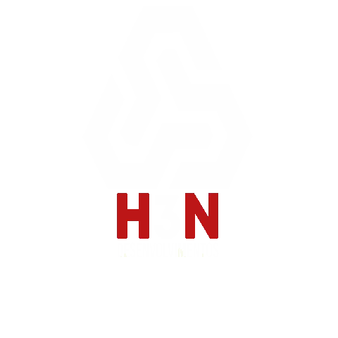 Letter H And N Sticker