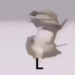 Letter L Dancing Lizard GIF