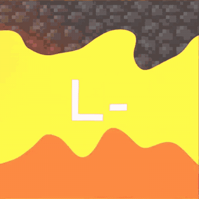 Letter L On Yellow And Orange Background GIF