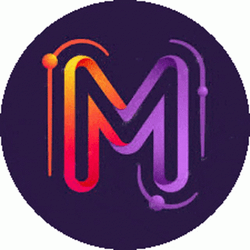 Letter M Purple And Orange GIF