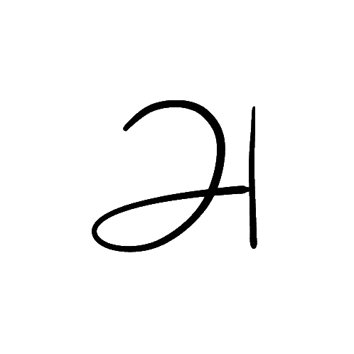 Letter P With Swirl Around It Sticker