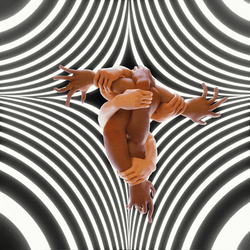 Letter T Made Up Of Arms GIF