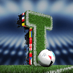 Letter T Playing With Soccer Ball GIF