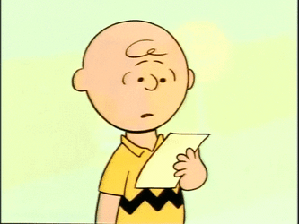 Letter To Charlie Brown Noser GIF