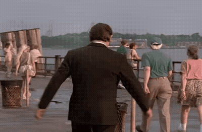 Letters A And T Floating On Pink GIF