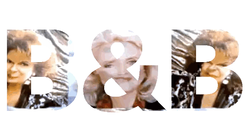 Letters B & B Cut Out Woman Sticker
