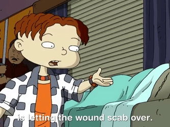 Letting Wound Scab Over But Picking It GIF
