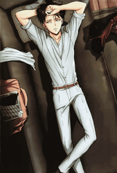 Levi Ackerman Laying Down GIF