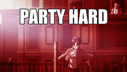 Levi Ackerman Party Hard  GIF