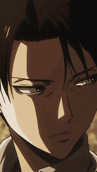 Levi Ackerman Slow Gaze GIF