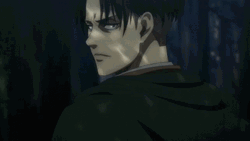 Levi Glaring Look GIF