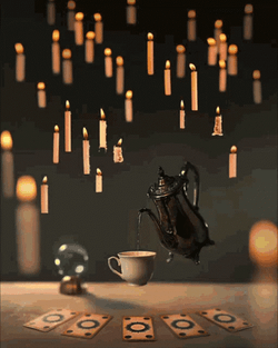 Levitating Kettle Pouring The Tea GIF