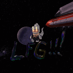 Lfg On The Space GIF