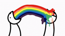 Lgbt Color Vomit GIF
