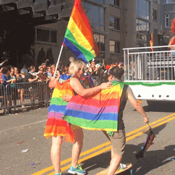 Lgbt Couple Parade GIF