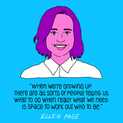 LGBTQ Icon Pride Ellen Page GIF