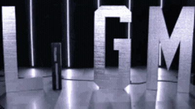 LGM Letters Displayed on Stage
