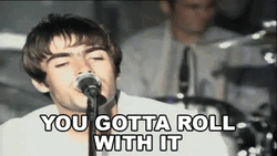 Liam Gallagher You Gotta Roll With It GIF