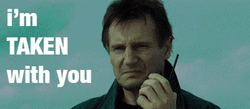 Liam Neeson I'm Taken With You GIF