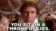 Liar Sitting On A Throne GIF