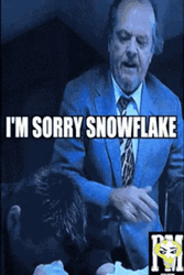 Liberal I'm Sorry Snowflake GIF