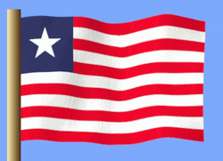 Liberia Wavy Flag