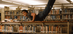 Library After Closing Break Dance  GIF