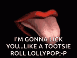 Lick Roll Lollipop Sticking Tongue Out GIF