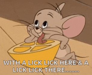 Lick Tom And Jerry GIF