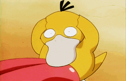 Lickitung Licking Psyduck GIF