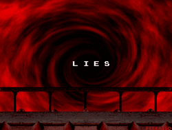 Lies Dark Red Loop GIF