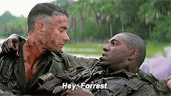 Lieutenant Dan Bubba Blue Hey Forrest GIF