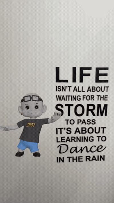 Life Isn't About Waiting for Storm