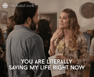 Life Saver Schitts Creek Alexis And Mutt GIF