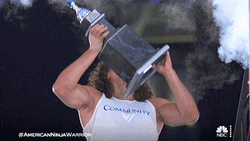 Lifting A Trophy Because I Won GIF