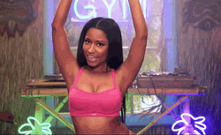 Lifting Nicki Minaj Anaconda Music Video GIF