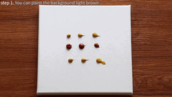 Light Brown Acrylic Painting GIF