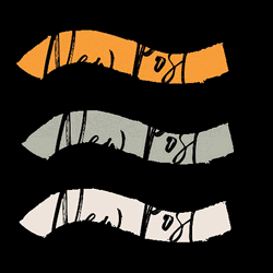 Light Brown Boho New Post Art GIF