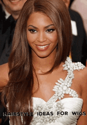 Light Brown Hairstyle For Wigs GIF