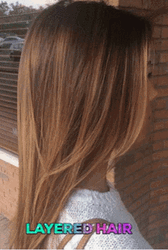 Light Brown Long Layered Hair GIF